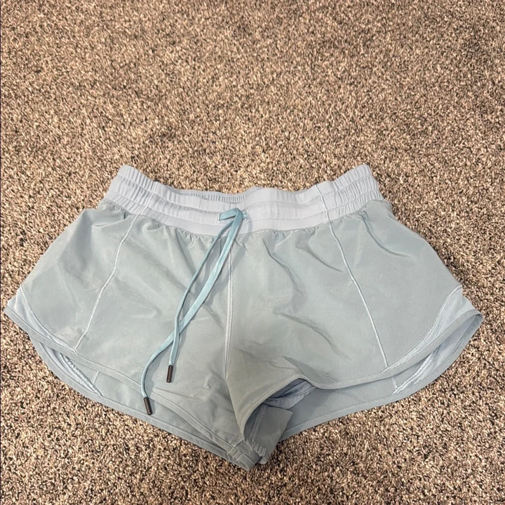 Women's Light Blue Shorts - Picture 1 of 3
